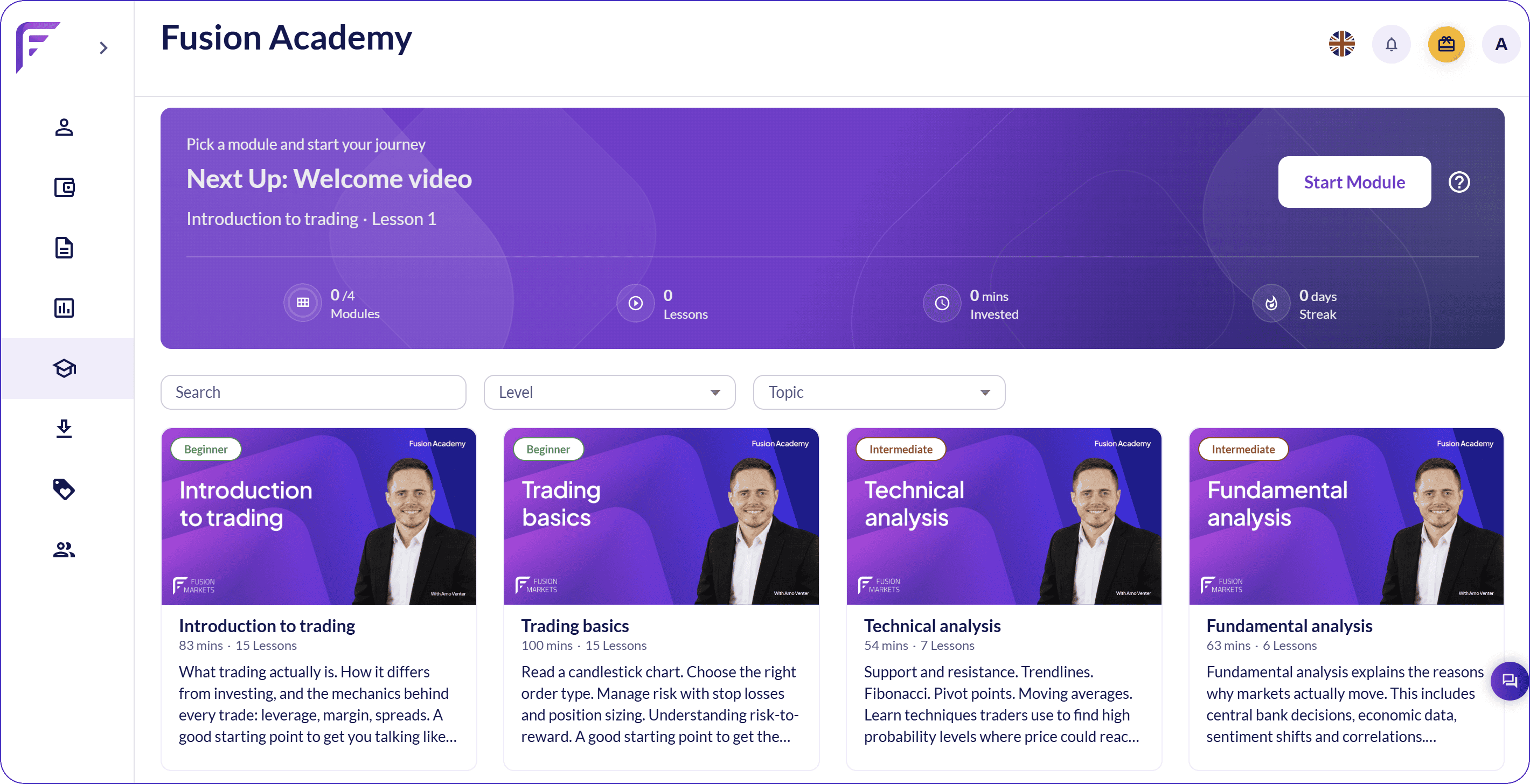 Fusion Academy screenshot